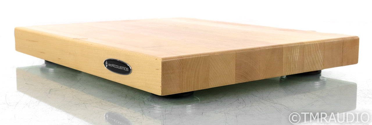 IsoAcoustics Delos 1815M1 Isolation Platform/Base; Maple; 18" x 15" x 1.75"