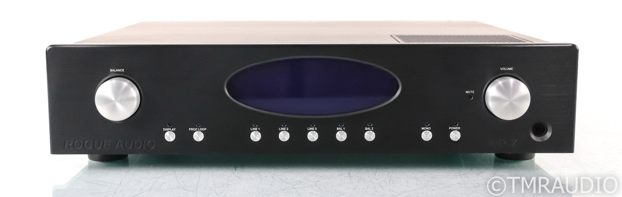 Rogue Audio RP-7 Stereo Tube Preamplifier; RP7; Black; Remote