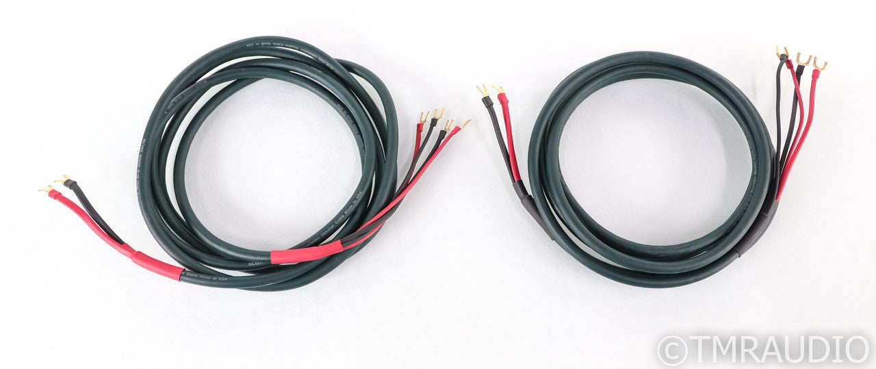 DH Labs Silver Sonic Q-10 Signature Bi-Wire Speaker Cables; Q10; 12ft pair