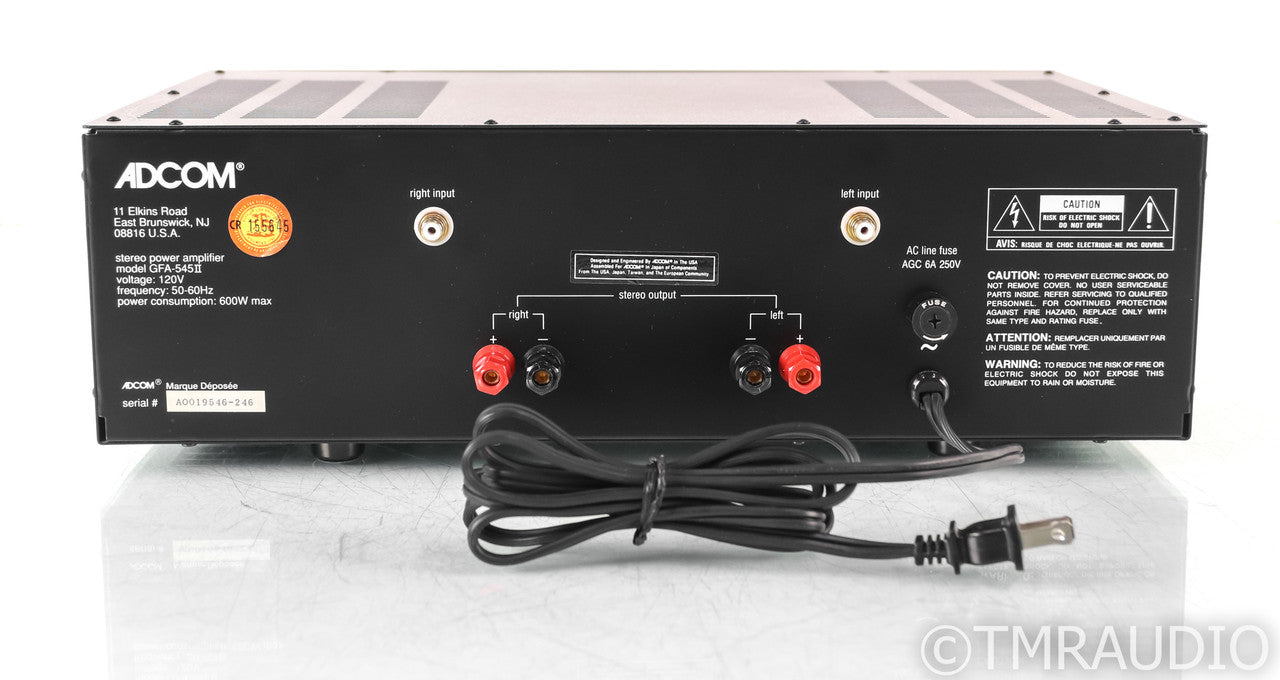 Adcom GFA-545II Stereo Power Amplifier; GFA 545MKII