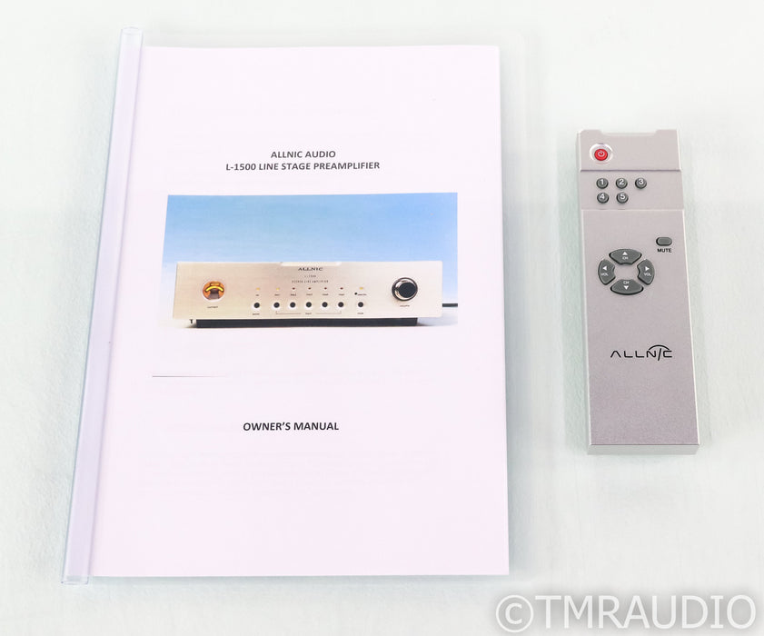 Allnic L-1500 Stereo Tube Preamplifier; L1500; Upgraded L-17000 Transformers