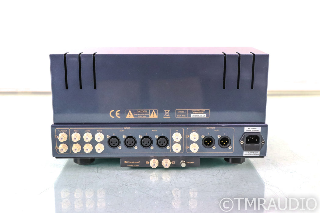 Primaluna EvoLution EVO 400 Stereo Tube Preamplifier; EVO-400; Remote