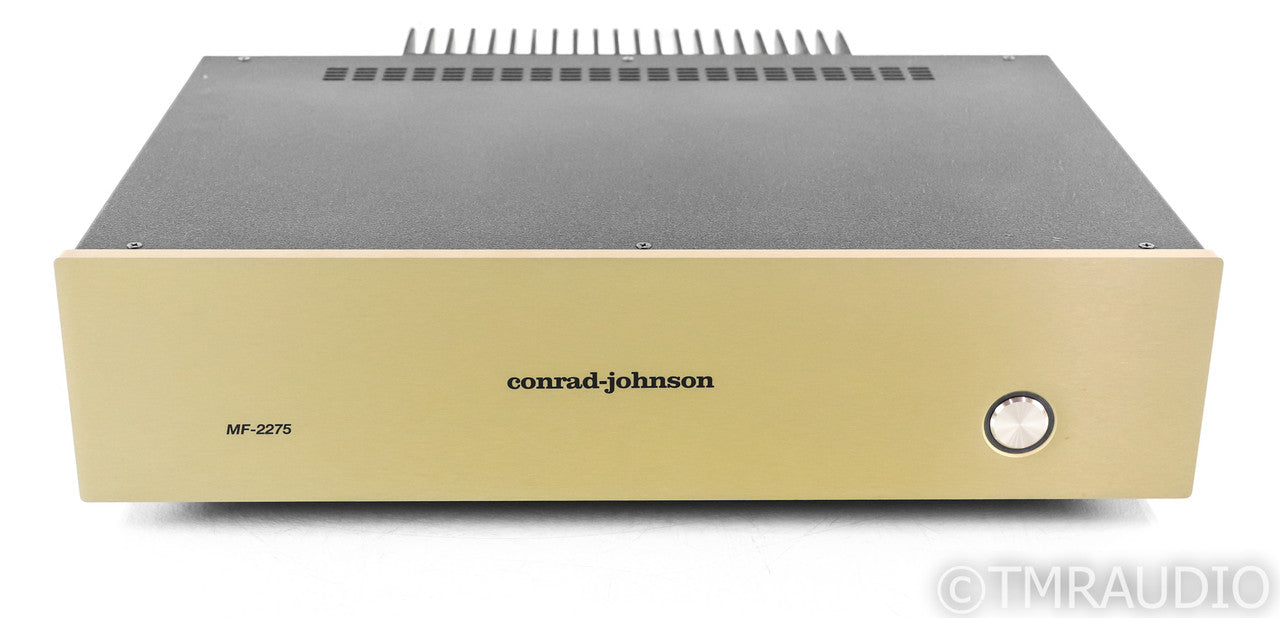Conrad Johnson MF-2275 SE Stereo Power Amplifier; MF2275 (Low Hours!)