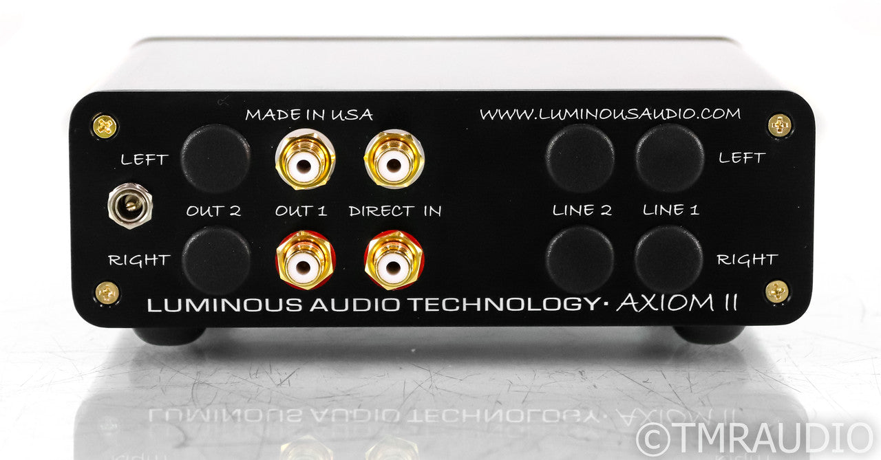 Luminous Audio Technology Axiom II Walker Passive Stereo Preamplifier; Remote