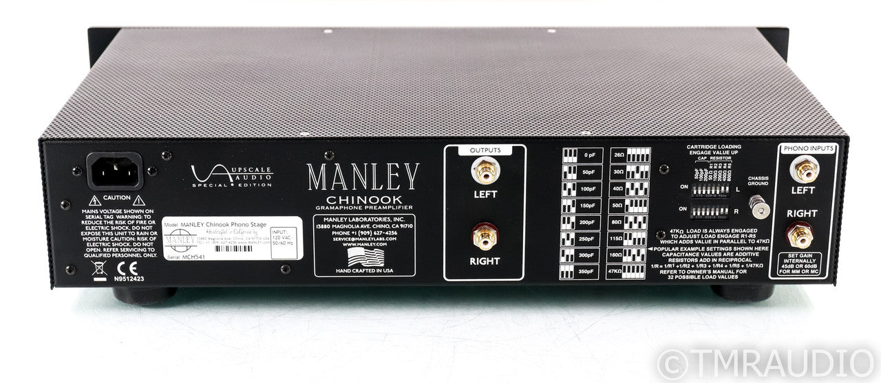 Manley Chinook MM / MC Tube Phono Preamplifier; Special Edition!