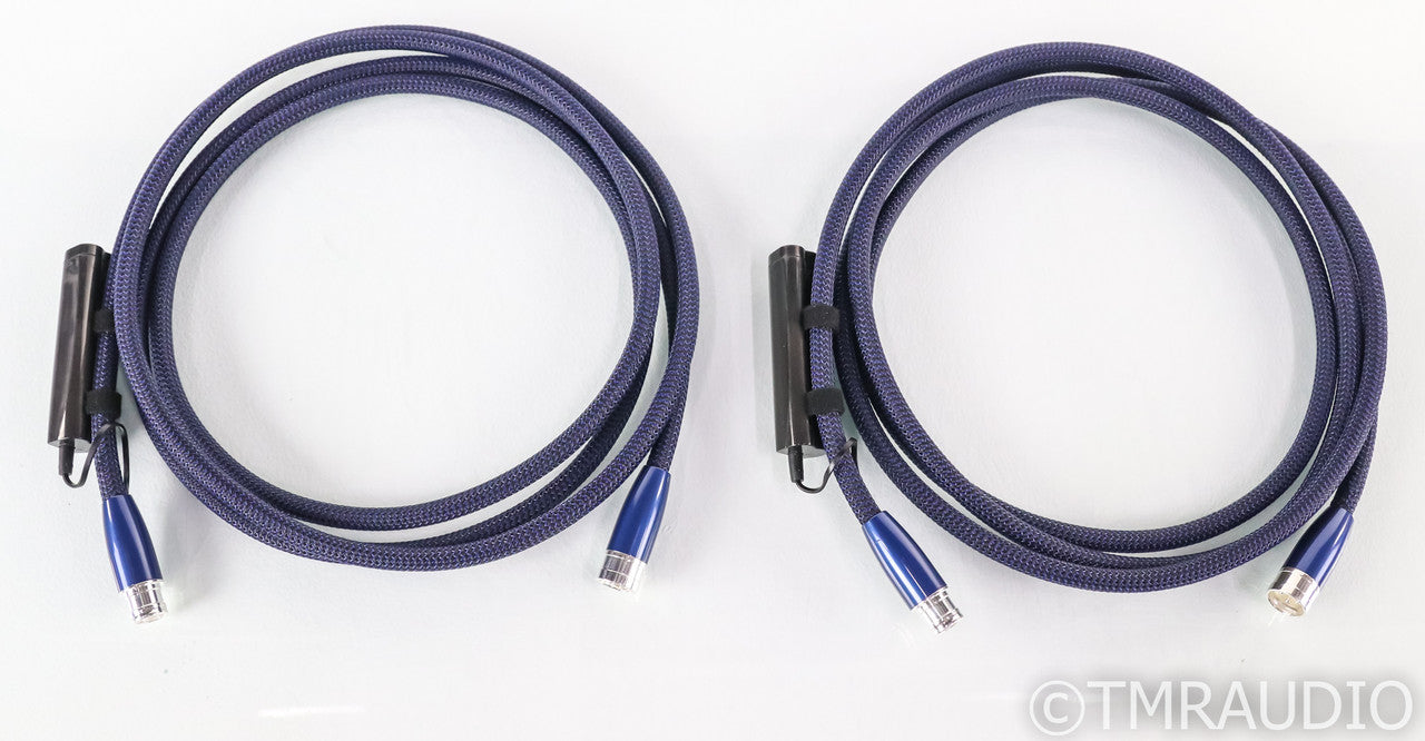 AudioQuest Water XLR Cables; 3m Pair Balanced Interconnects; 72v DBS