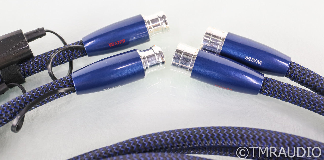 AudioQuest Water XLR Cables; 3m Pair Balanced Interconnects; 72v DBS