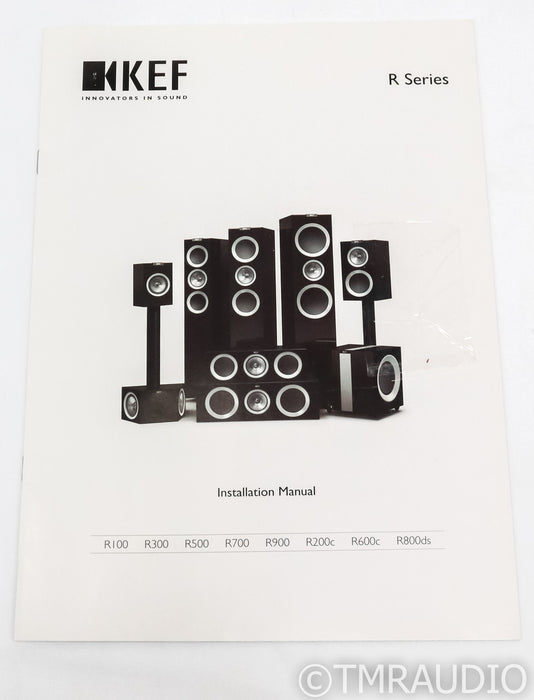 Kef R500 Floorstanding Speakers; R-500; Piano Black Pair; R-500; Piano Black Pair