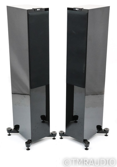 Kef R500 Floorstanding Speakers; R-500; Piano Black Pair; R-500; Piano Black Pair
