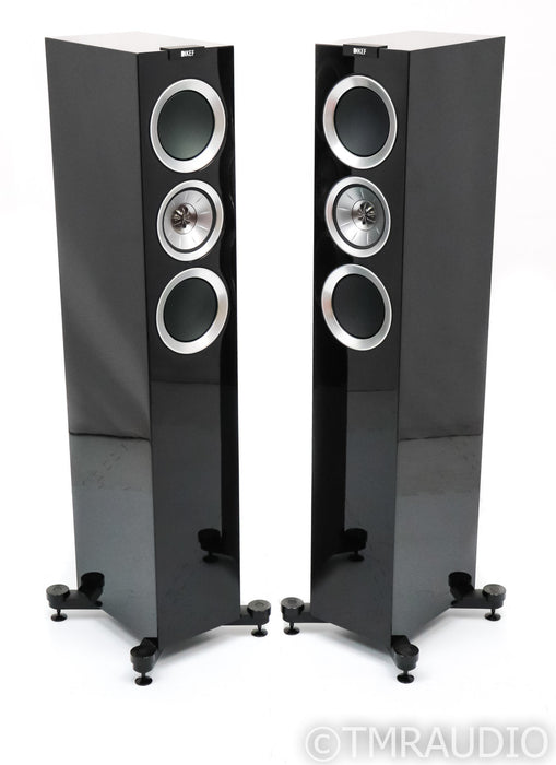 Kef R500 Floorstanding Speakers; R-500; Piano Black Pair; R-500; Piano Black Pair