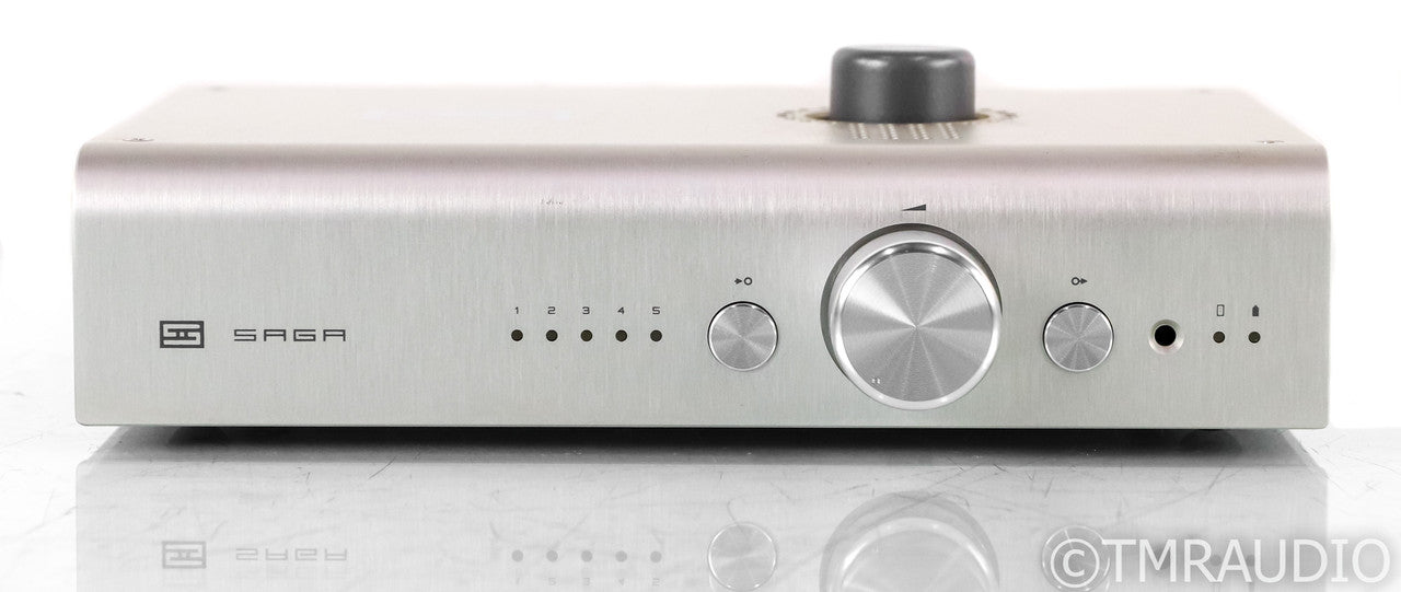 Schiit Saga Stereo Tube Hybrid Preamplifier; Silver (No Remote)