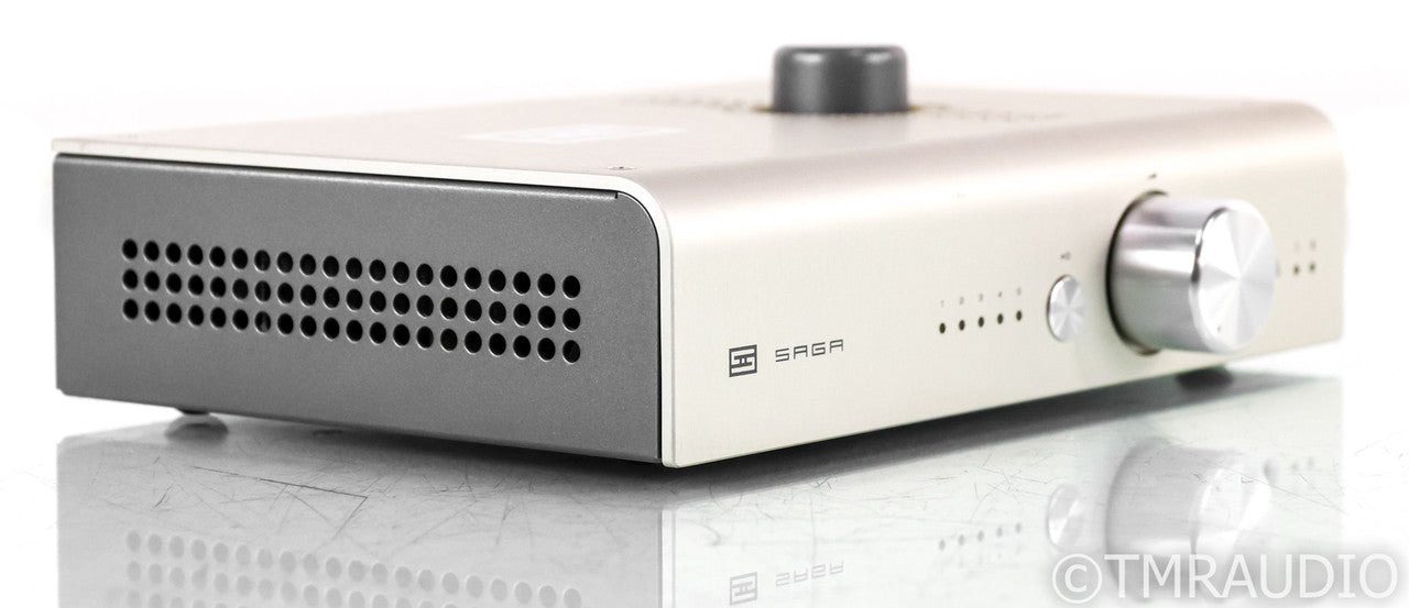 Schiit Saga Stereo Tube Hybrid Preamplifier; Silver (No Remote)