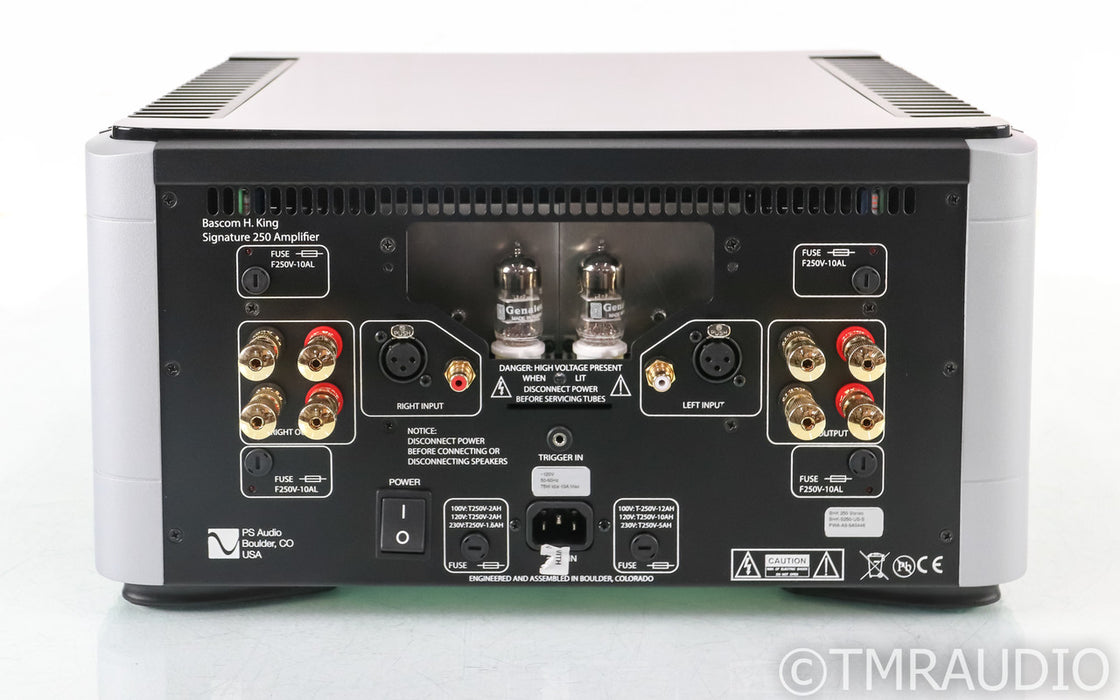 PS Audio BHK 250 Stereo Tube Hybrid Power Amplifier; Signature 250 (Used)