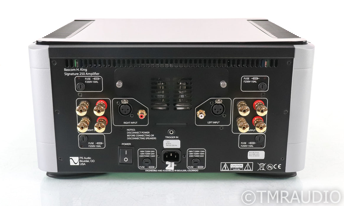 PS Audio BHK 250 Stereo Tube Hybrid Power Amplifier; Signature 250 (Used)