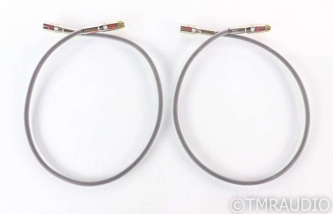 Shunyata Research Venom XLR Cables; 1m Pair Balanced Interconnects