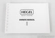 Hegel H20 Dual Mono Power Amplifier; H-20; Silver