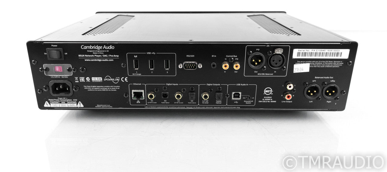 Cambridge Audio Azur 851N Network Player / DAC / Preamplifier