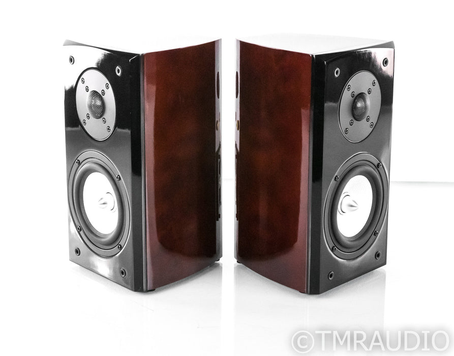 EMP Tek E5Bi Bookshelf Speakers; Red Burl Pair; E5BiR