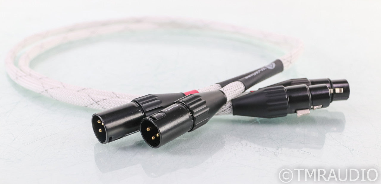 WyWires Platinum Series XLR Cables; 1m Pair Balanced Interconnects