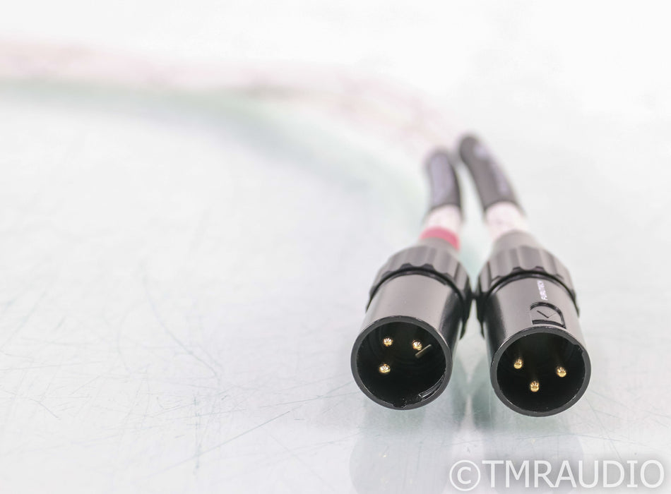 WyWires Platinum Series XLR Cables; 1m Pair Balanced Interconnects