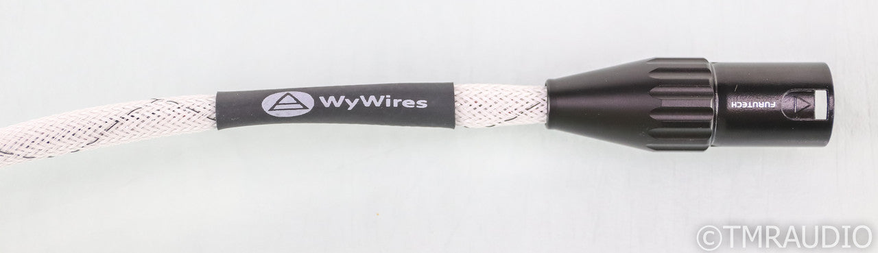 WyWires Platinum Series XLR Cables; 1m Pair Balanced Interconnects