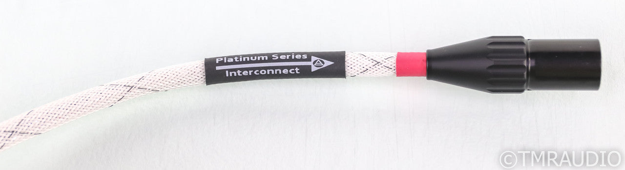 WyWires Platinum Series XLR Cables; 1m Pair Balanced Interconnects