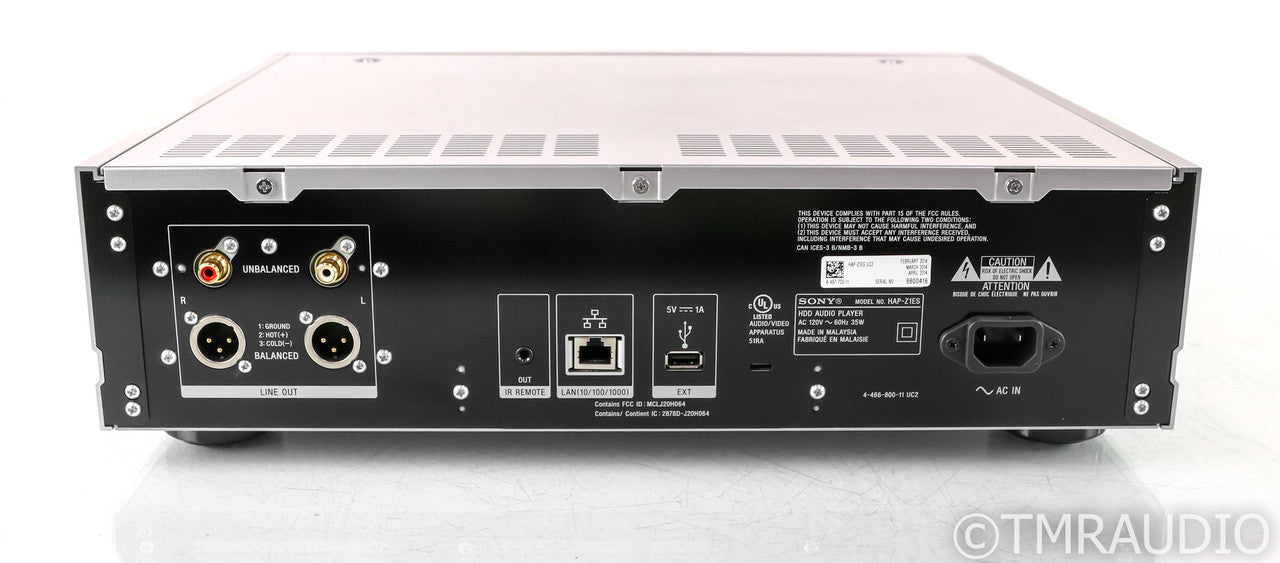 Sony HAP-Z1ES Network Streamer / Server; HAPZ1ES; Server; 1TB HDD; Silver (No Remote)