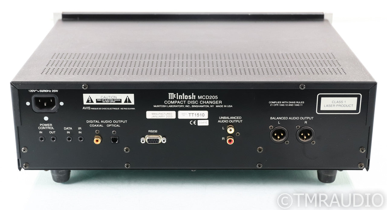 McIntosh MCD205 5-Disc CD Player / Changer