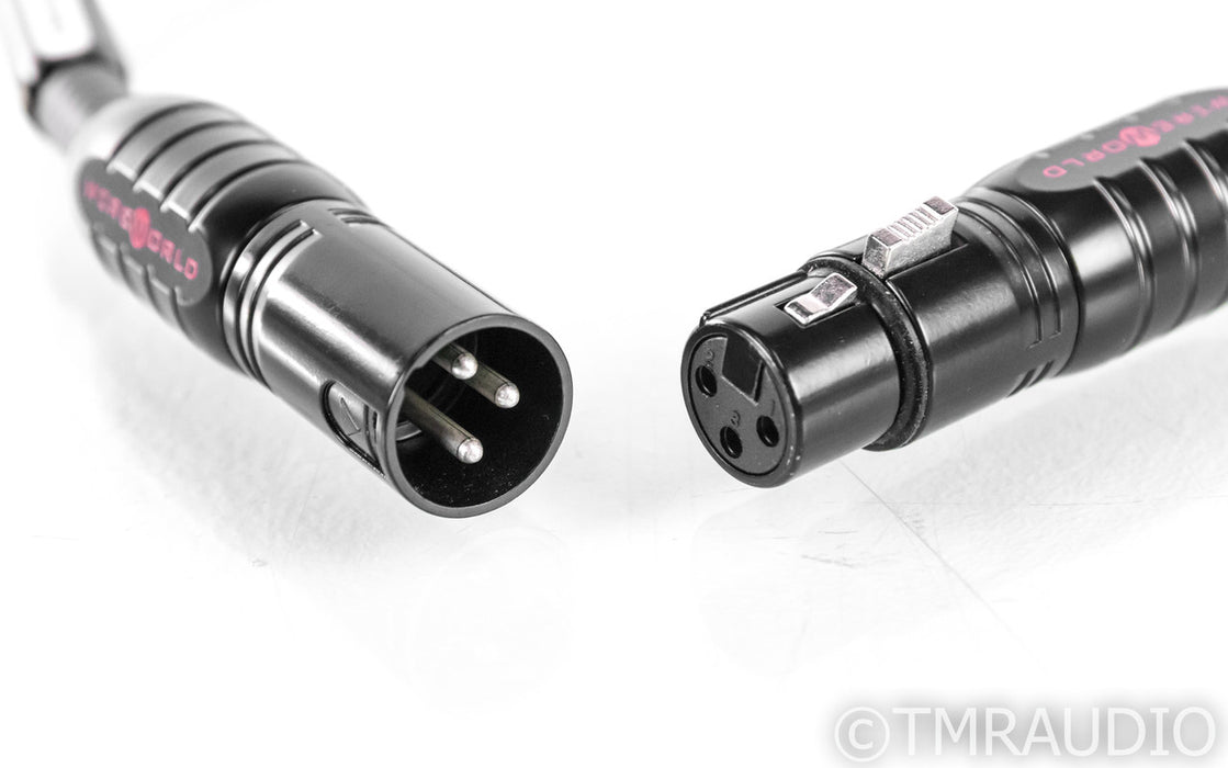 WireWorld Silver Eclipse 8 XLR Cables; 0.5m Pair Balanced Interconnects