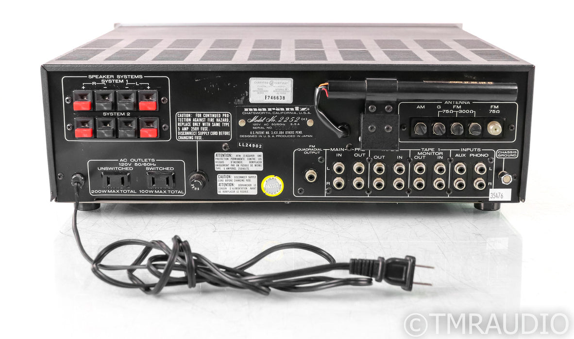 Marantz Model 2252 Vintage Stereo Receiver