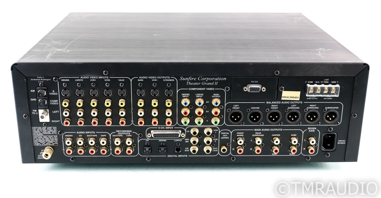 Sunfire Theater Grand Processor II Home Theater Processor
