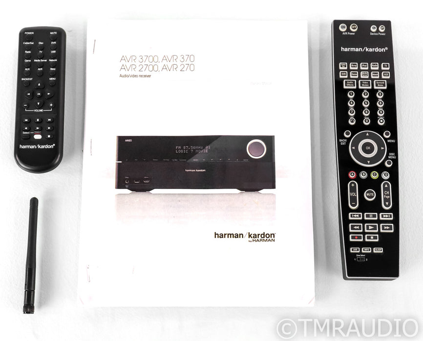 Harman Kardon AVR 3700 7.2 Channel Home Theater Reciever; AVR-3700; Remote