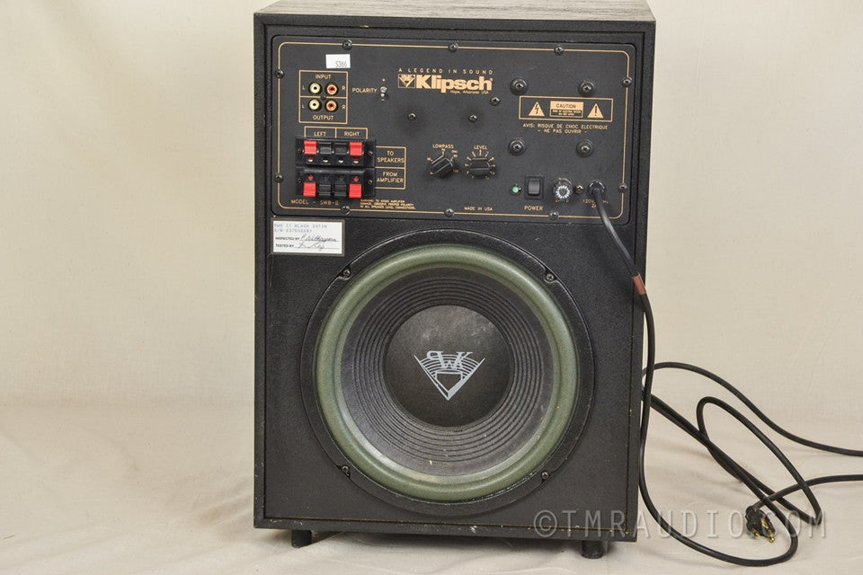 Klipsch SW8 ii Powered Subwoofer