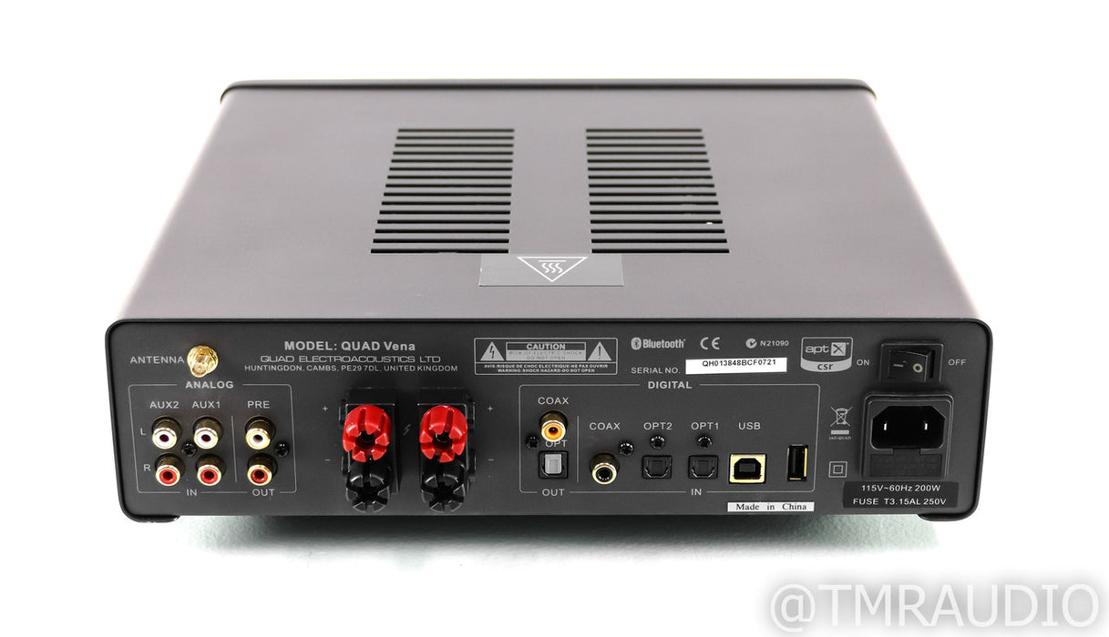 Quad Vena Stereo Integrated Amplifier; Bluetooth; Remote