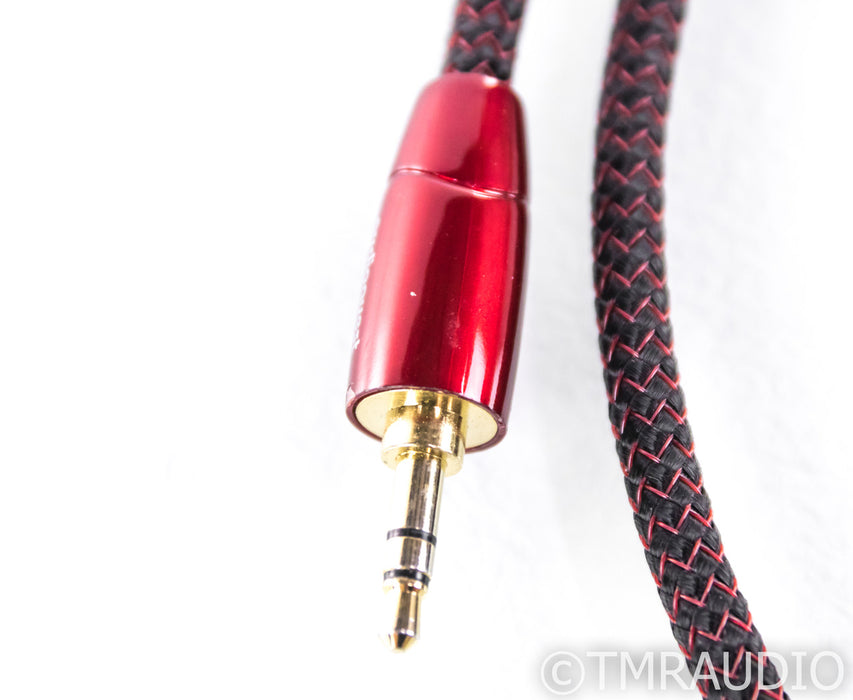 Audioquest Golden Gate Y-Splitter Cable; 1/8" to RCA; Single 1m Interconnect