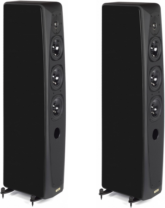 Opera Classica Grand Mezza Floorstanding Speakers; Black Pair (New)