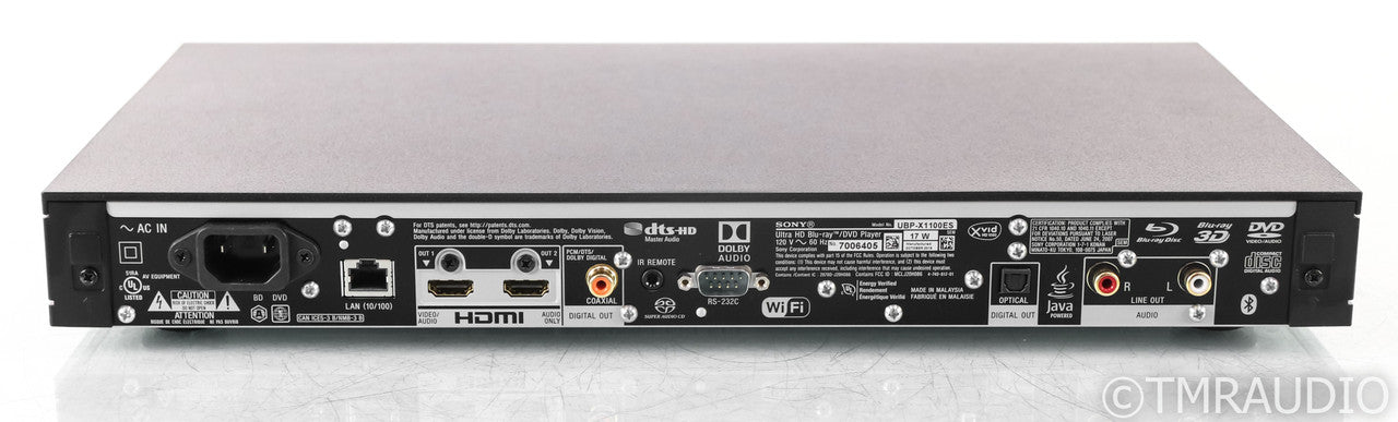 Sony UBP-X1100ES Universal 4K Blu-Ray Player