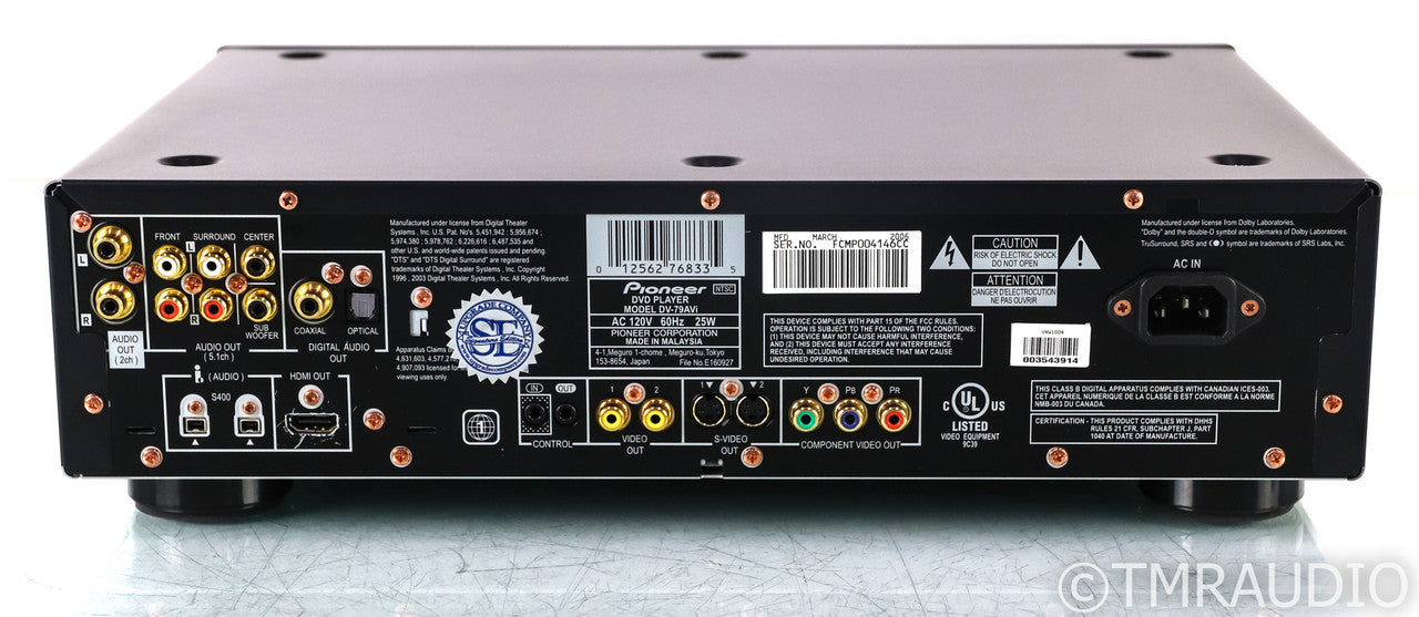 Pioneer DV-79 AVi DVD / SACD Player
