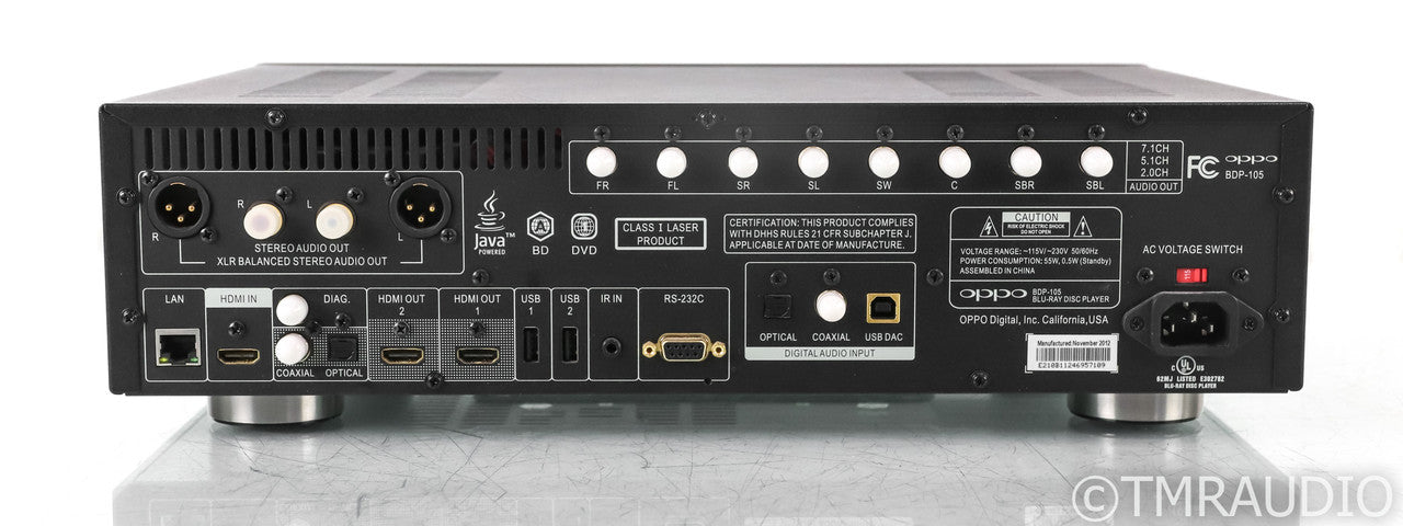 Oppo BDP-105 Universal Blu-Ray Player