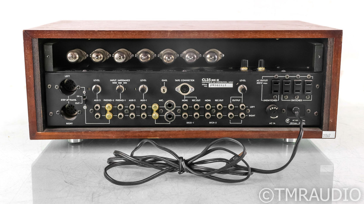 Luxman CL35 MkIII Vintage Stereo Tube Preamplifier