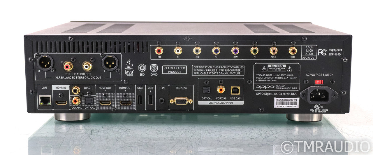 Oppo BDP-105D Universal Blu-Ray Disc Player