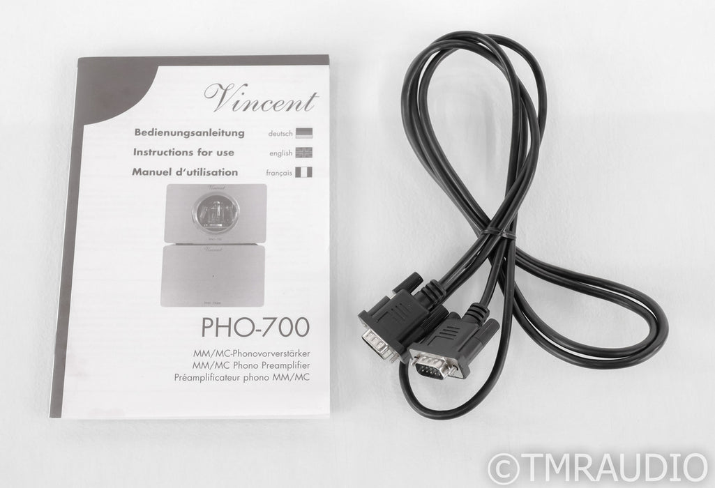 Vincent Audio PHO-700 MM / MC Tube Phono Preamplifier