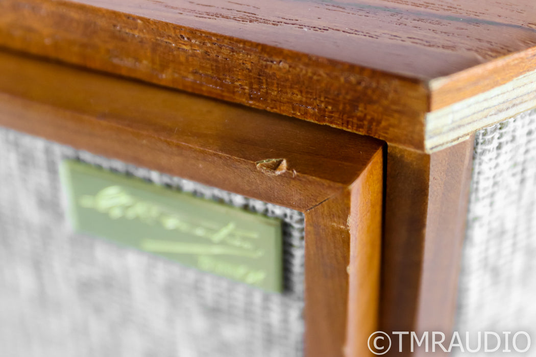 Tannoy Autograph Mini Bookshelf Speakers; Teak Wood Pair