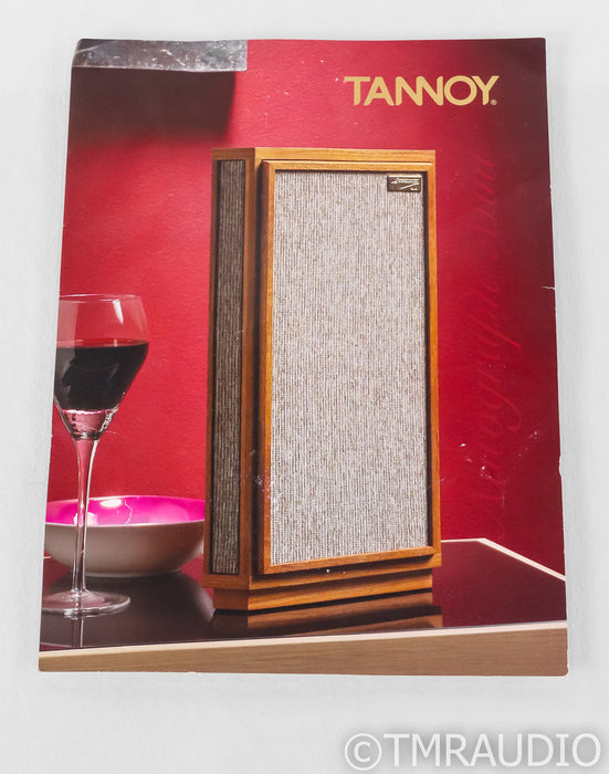 Tannoy Autograph Mini Bookshelf Speakers; Teak Wood Pair