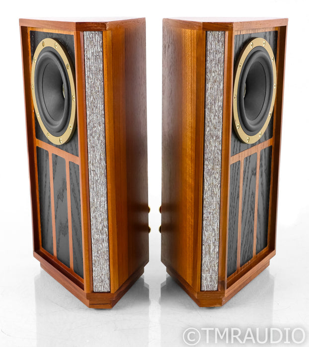 Tannoy Autograph Mini Bookshelf Speakers; Teak Wood Pair
