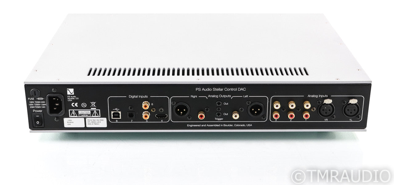 PS Audio Stellar Gain Cell DAC; D/A Converter, Remote; Silver (Used)