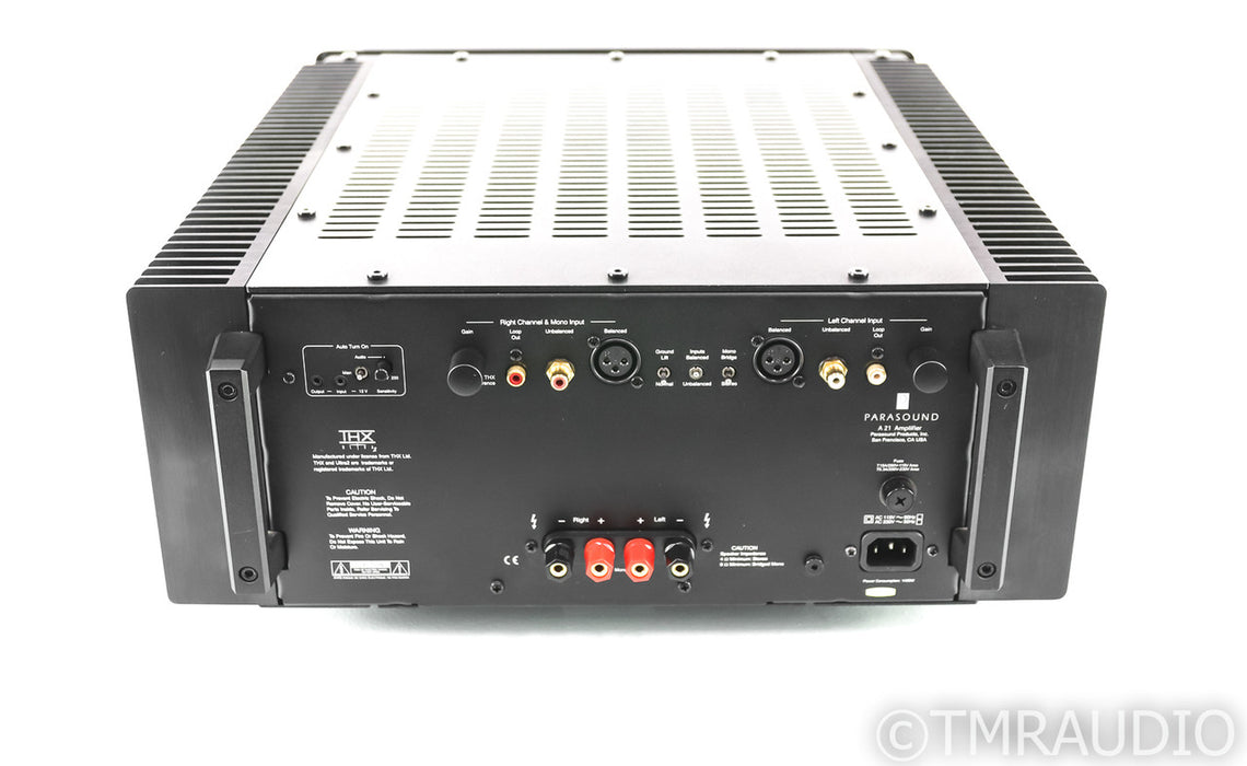 Parasound Halo A 21 Stereo Power Amplifier; A21; Black