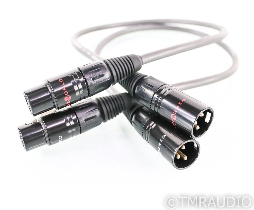 WireWorld Equinox 8 XLR Cables; 0.5m Pair Balanced Interconnects