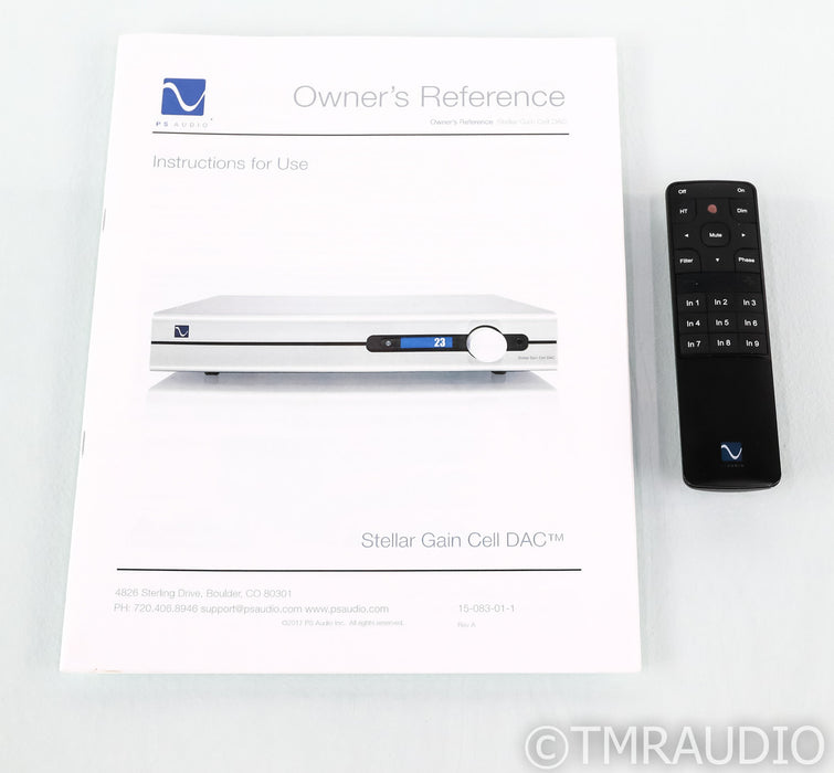 PS Audio Stellar Gain Cell DAC / Preamplifier