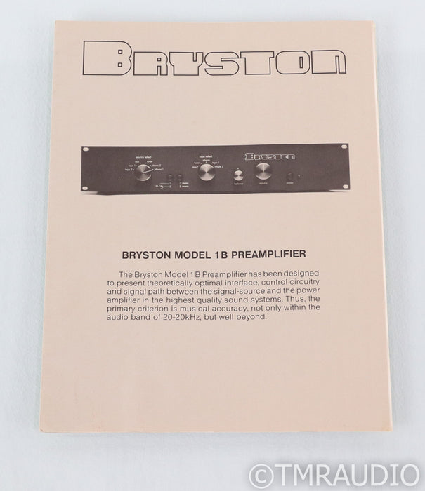 Bryston 1B Stereo Preamplifier